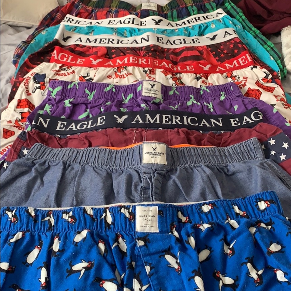 8 American Eagle Boxers